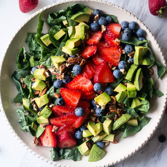 Summer Spinach and Berry Salad