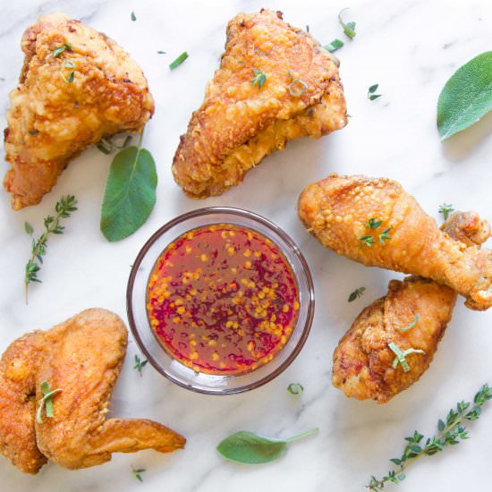 Crispy Seasoned Fried Chicken