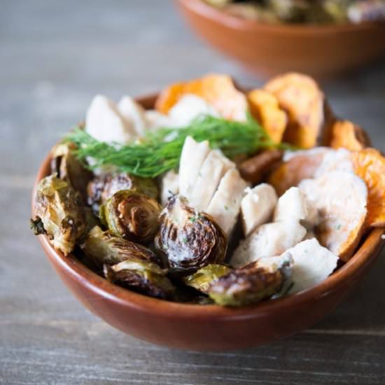 Paleo Chicken & Sweet Potato Bowl