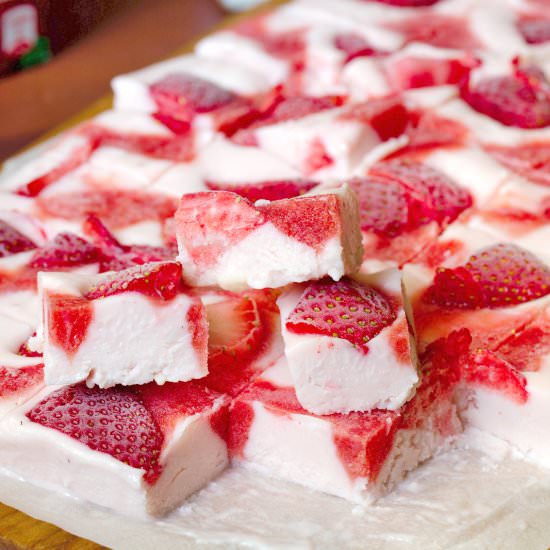 Frozen White Chocolate Berry Bark