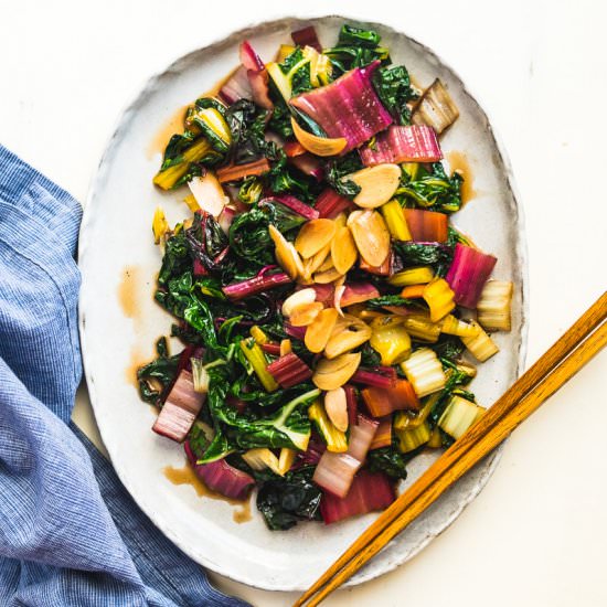 Easy Swiss Chard Stir Fry