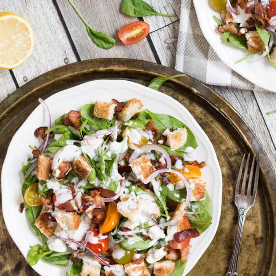 Spinach Bacon Salad
