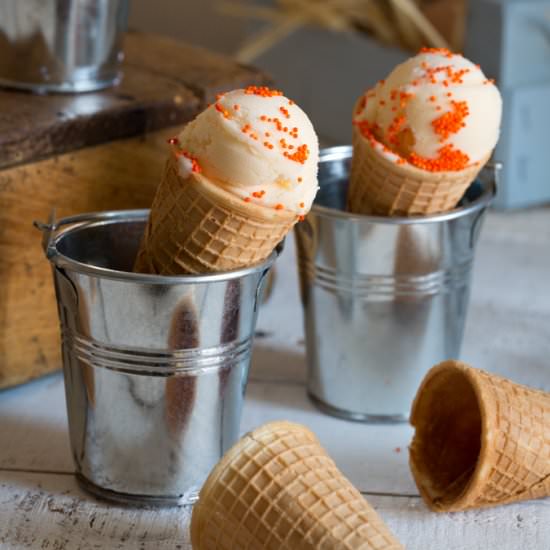 Cinnamon and Lemon Ice Cream