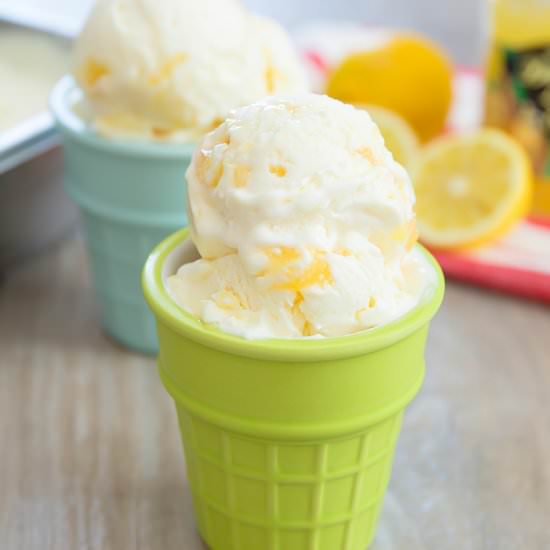 No Churn Lemon Ice Cream