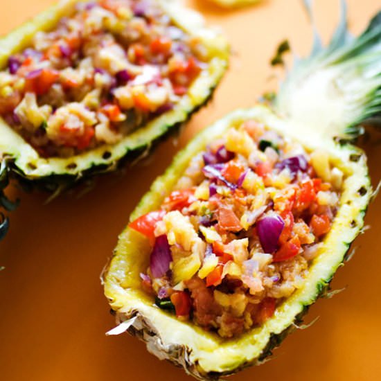 Grilled Pineapple Salsa