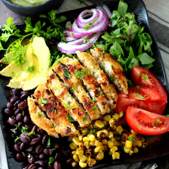 Alaskan Pollock Southwestern Salad