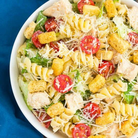 Chicken Caesar Pasta Salad