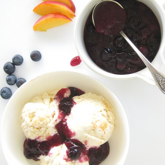 Fresh Peach Ice Cream