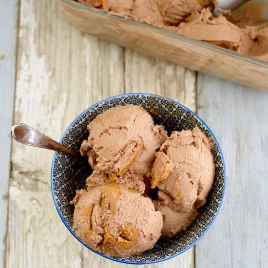 Chocolate Peanut Butter Ice Cream