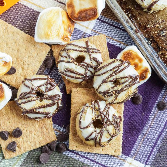 Baked S’mores Doughnuts