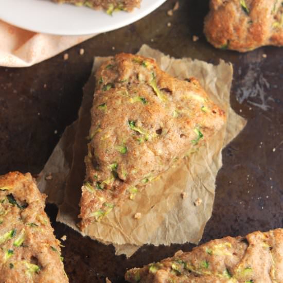 Clean Zucchini Bread Scones