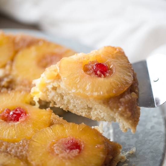 Pina Colada Pineapple Upside Down Cake