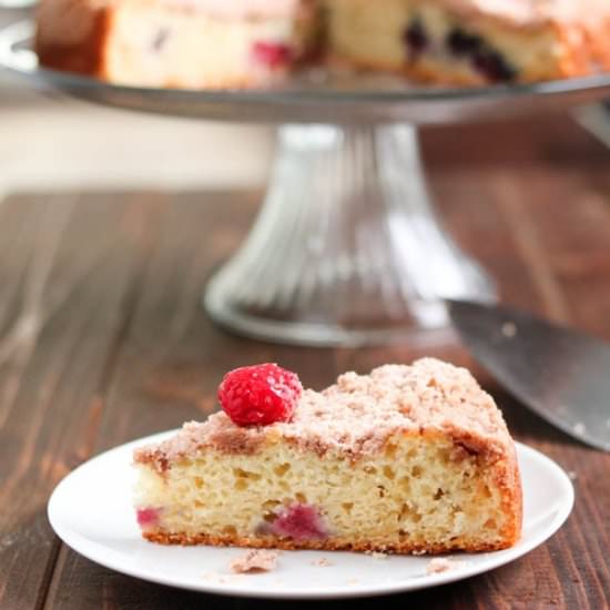 Healthy Berry Brunch Cake