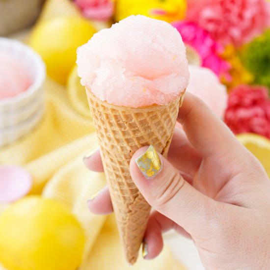 Pink Lemonade Sorbet