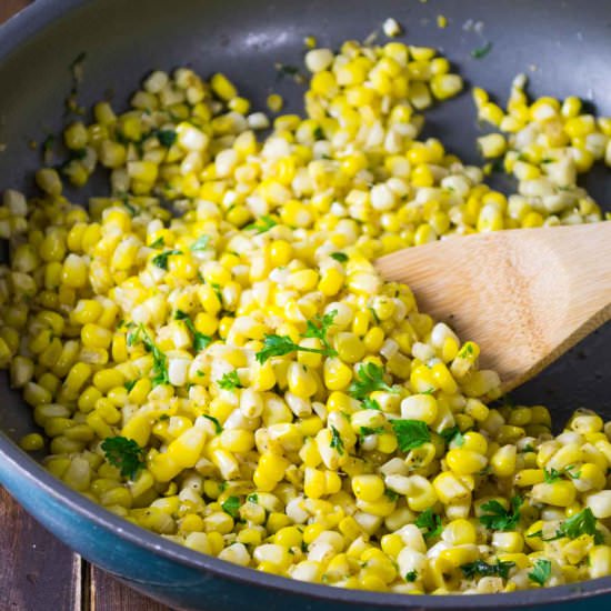 Buttery Skillet Corn