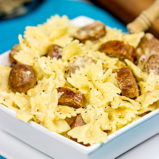 Chipotle Brats Mac and Cheese