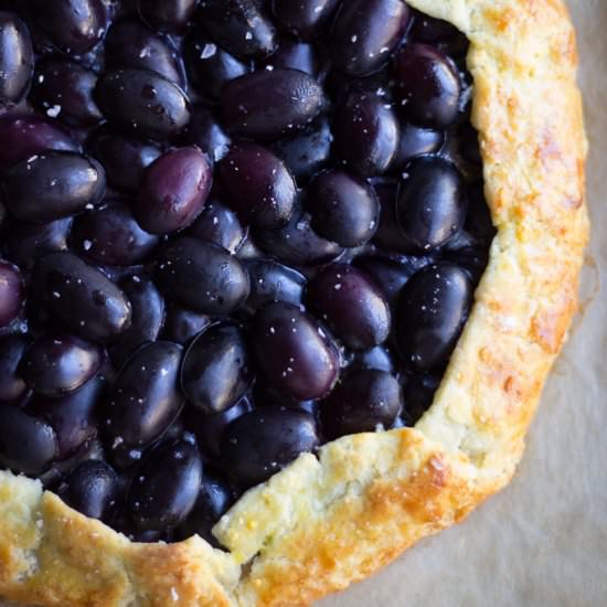 HALVA & GRAPE GALETTE