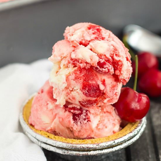 Cherry Cheesecake Ice Cream