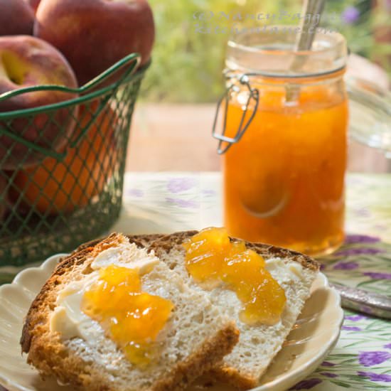 Peach-Lavender Freezer Jam w Orange