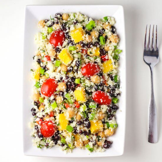 Mango Cauliflower Rice Salad