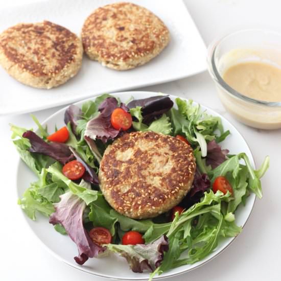 Sesame Tuna Burgers