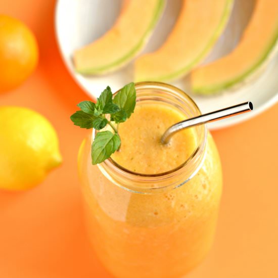 Cantaloupe Mint Citrus Smoothie