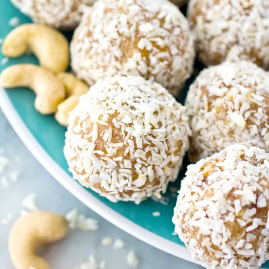 Coconut Cashew Energy Balls