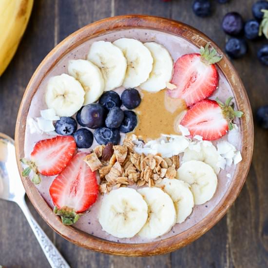Peanut Butter Acai Bowl