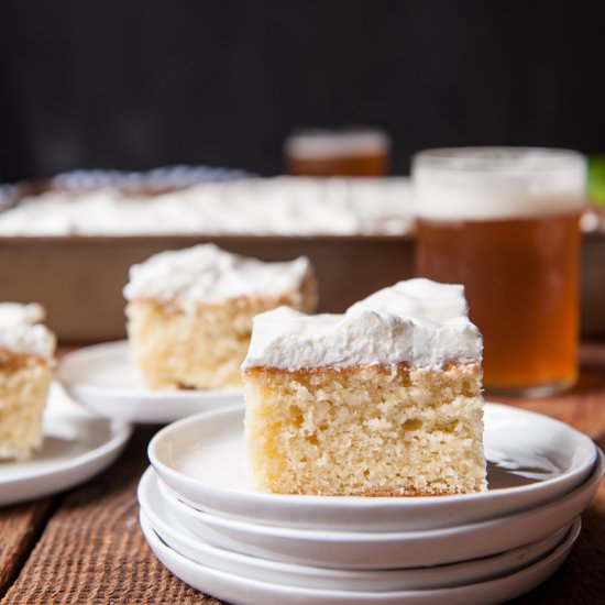 Lemon Beer Party Cake
