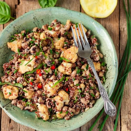 Black-Eyed Pea Salad with Quinoa