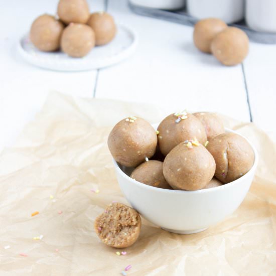 Cake Batter Protein Balls