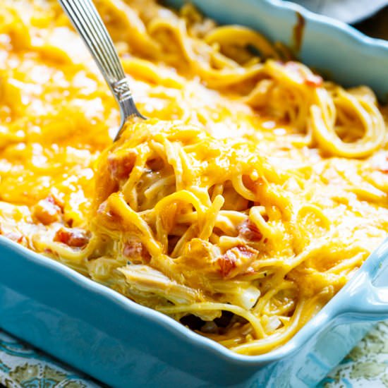 Spicy Chicken Spaghetti