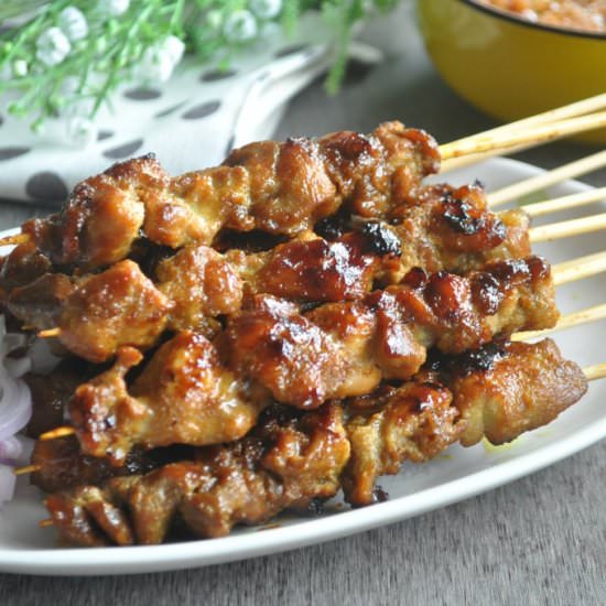 Lemongrass Pork Satay