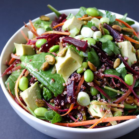 Beet, Avocado + Quinoa Salad