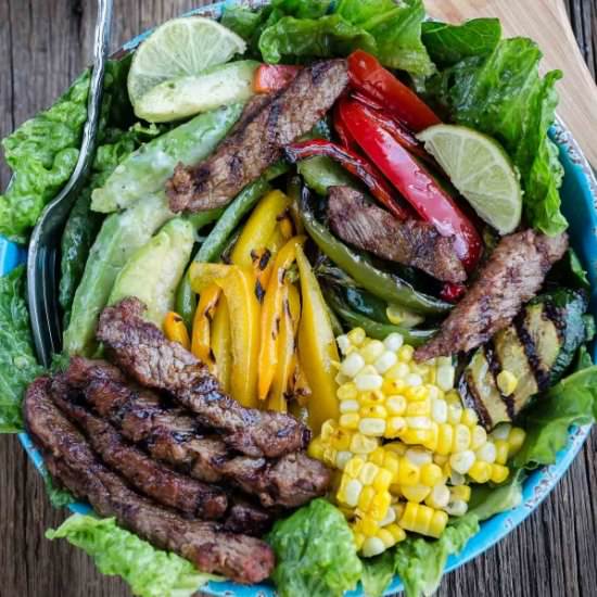 Asian Sesame Fajita Salad