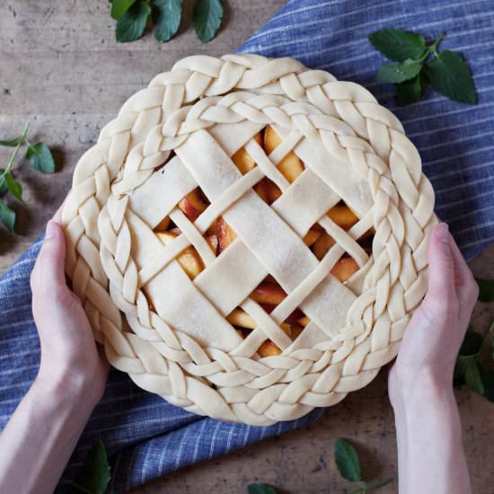Georgia Honey Peach Pie