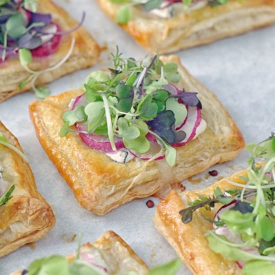 Mini Radish Puffs