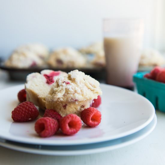 Raspberry Streusel Muffins