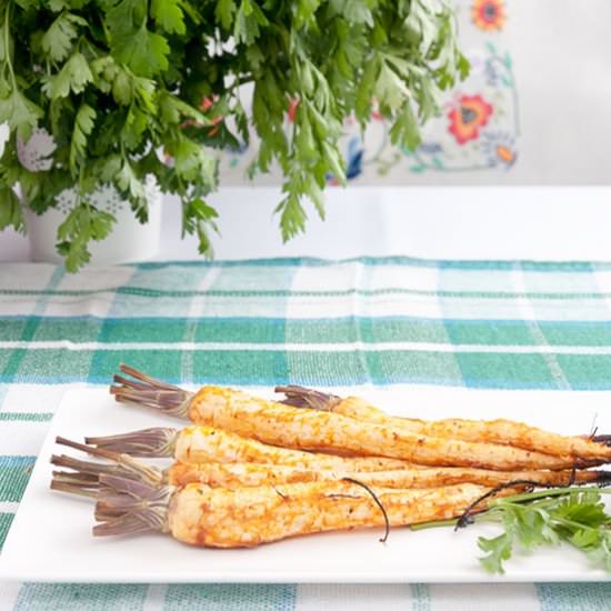 Baked Parsley Roots