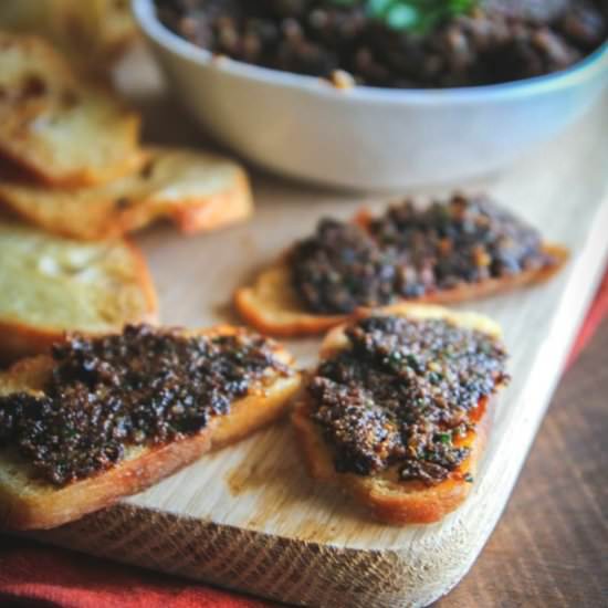 Sun Dried Tomato Walnut Tapenade