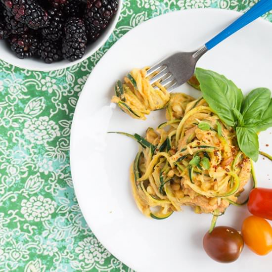 Zucchini Noodles with Tomato Sauce