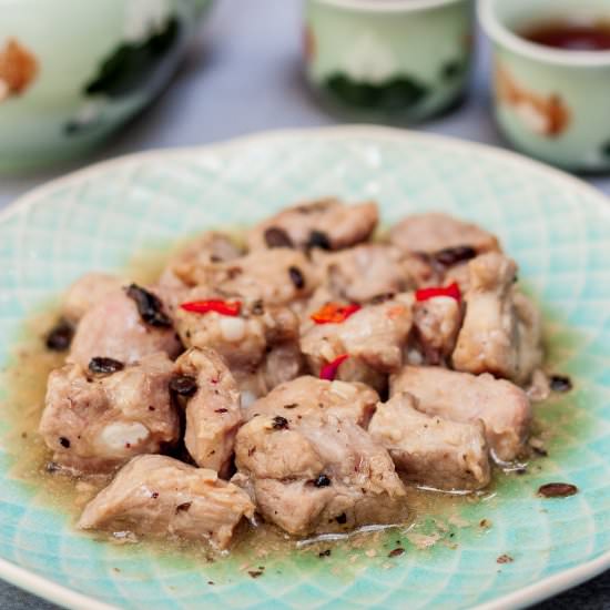 Steamed Spare Ribs in Black Bean
