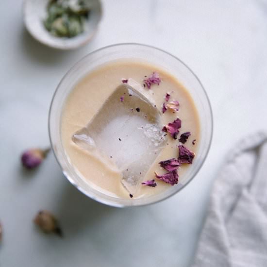 Cardamom + Rose Iced Latte