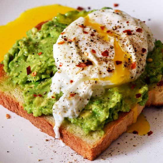 Avocado Toast with a Poached Egg