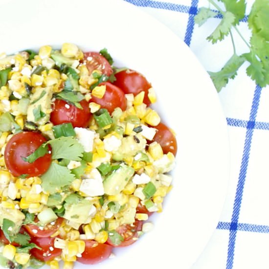 Grilled Corn Summer Salad