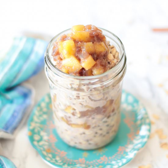 Apple Cinnamon Overnight Oats