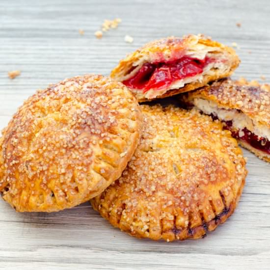 Sour Cherry Graham Flour Hand Pies