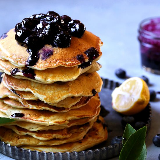 Blueberry Buttermilk Pancakes