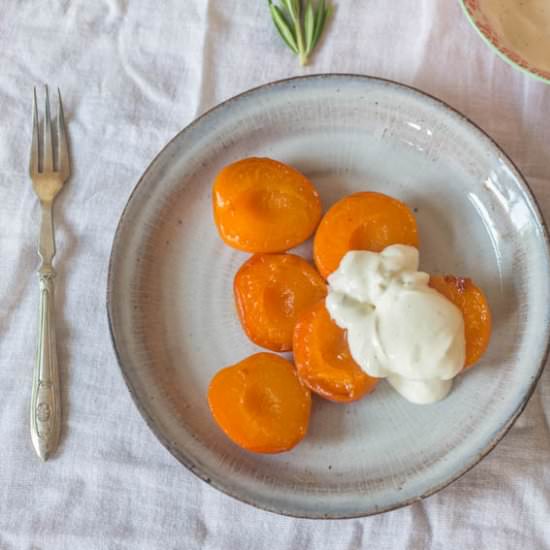 Honeyed Apricots with Rosemary