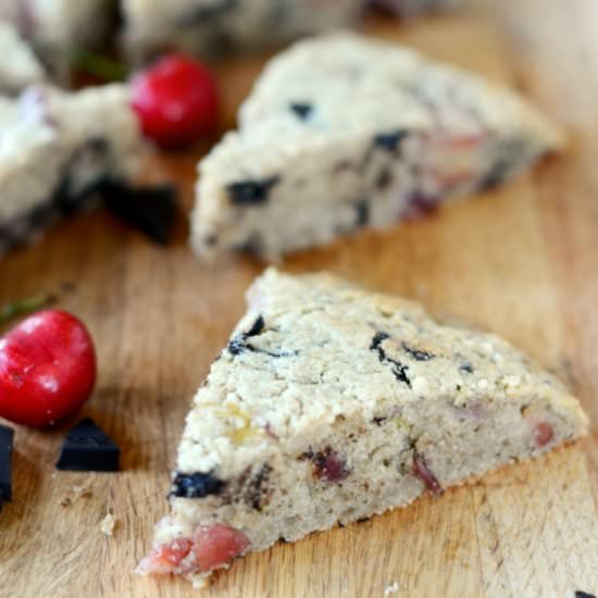 Chocolate Cherry Scones